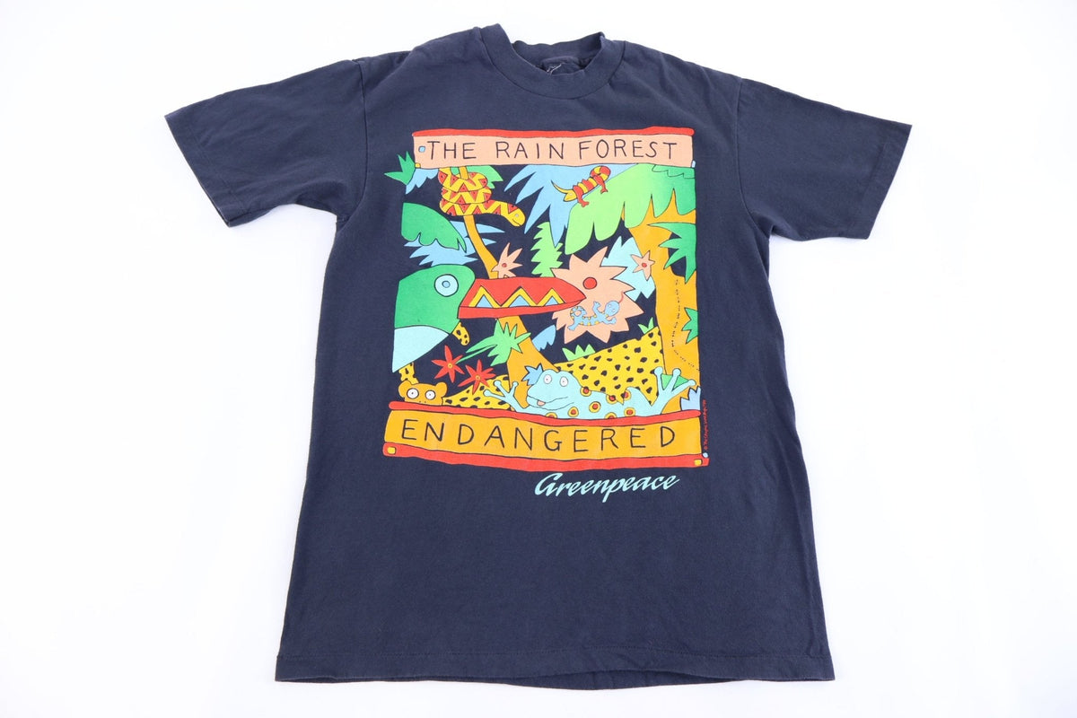 1988 The Rain Forest Endangered Graphic T-shirt product image 1