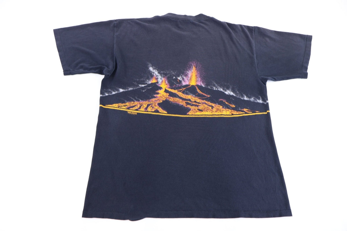 1989 San Segal Hawaii Volcano All Over Graphic T-shirt product image 2