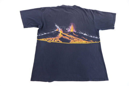 1989 San Segal Hawaii Volcano All Over Graphic T-shirt product image 2