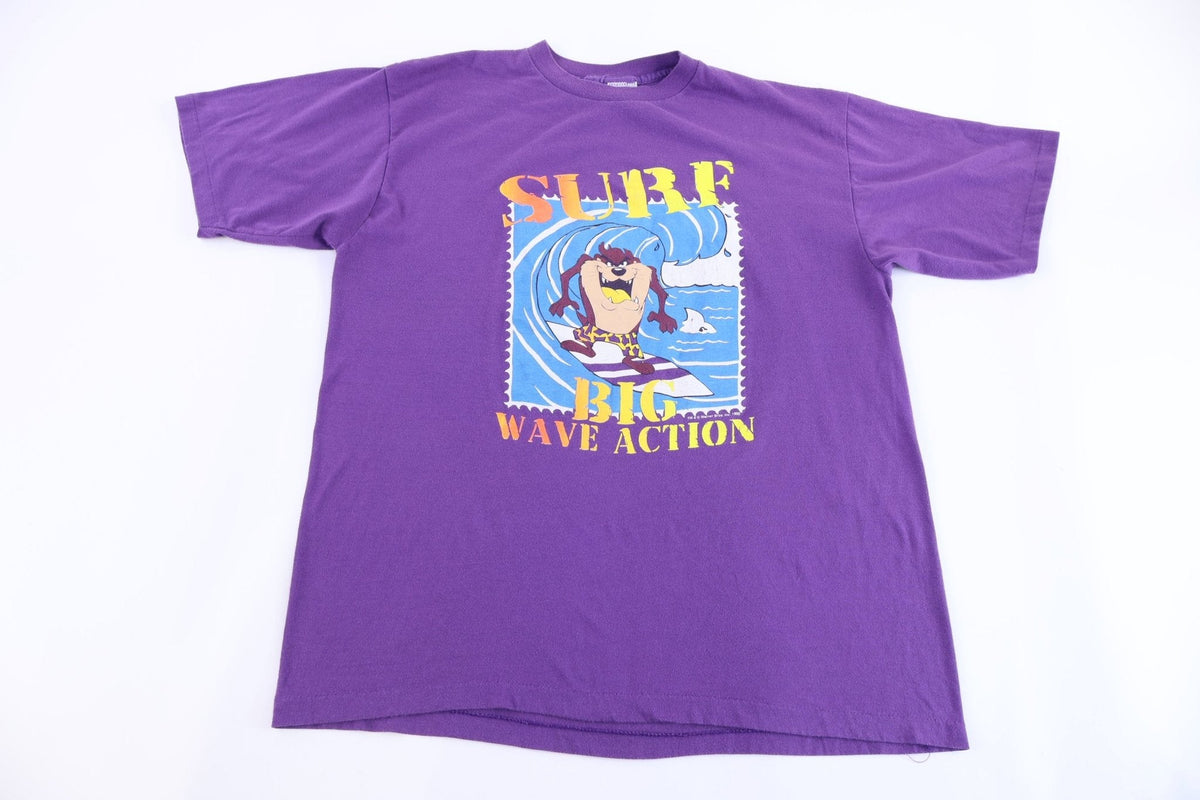 1990 Tasmanian Devil Surf Big Wave Action T-shirt product image 1