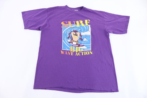 1990 Tasmanian Devil Surf Big Wave Action T-shirt product image 1