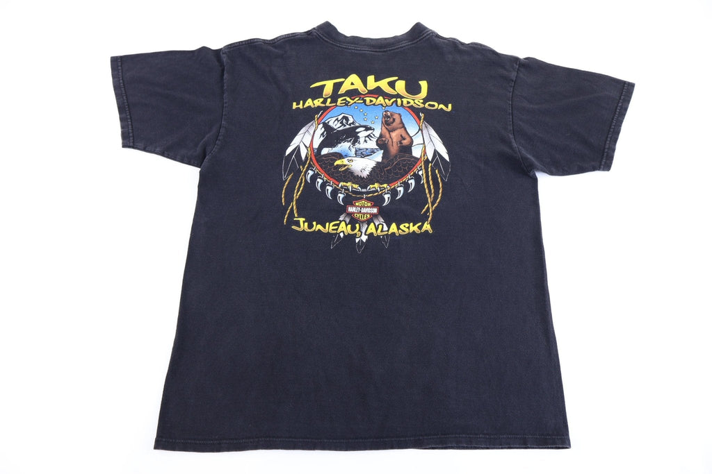 1995 Harley Davidson Motorcycles Alaska T-shirt product image 2