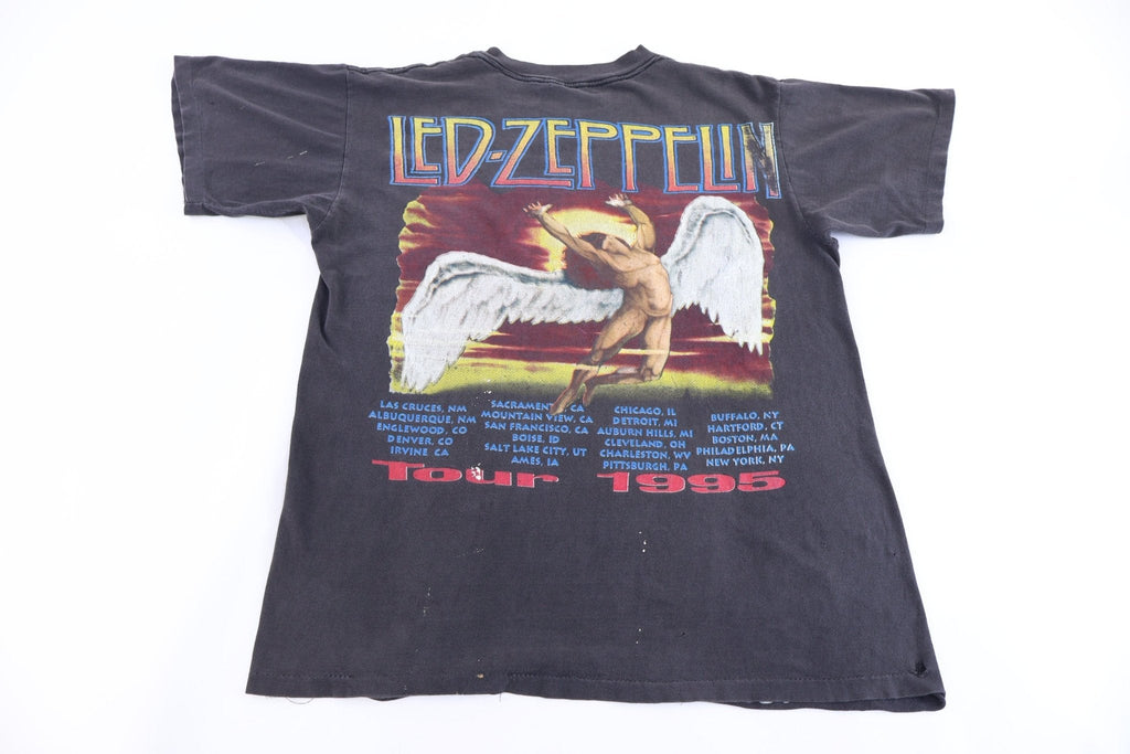 1995 Led Zeppelin Jimmy Page & Robert Plant Tour T-shirt product image 2