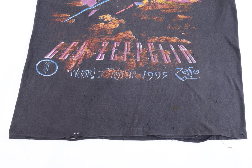 1995 Led Zeppelin Jimmy Page & Robert Plant Tour T-shirt product image 3