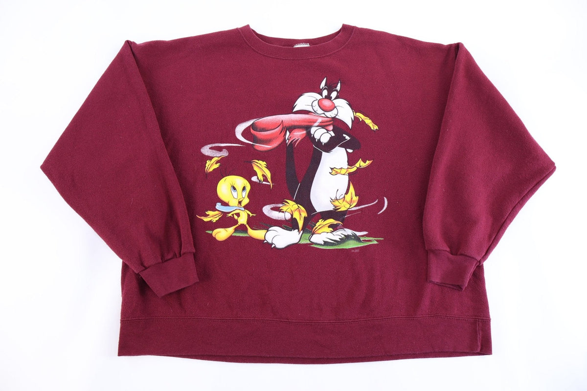 1997 Looney Tunes Fall Themed Sweatshirt product image 1
