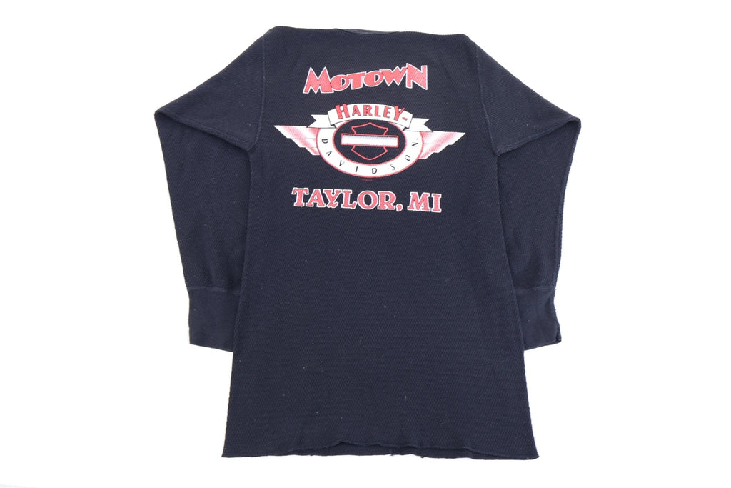 1998 Harley Davidson Motorcycles Flames Thermal LS T-shirt product image 2