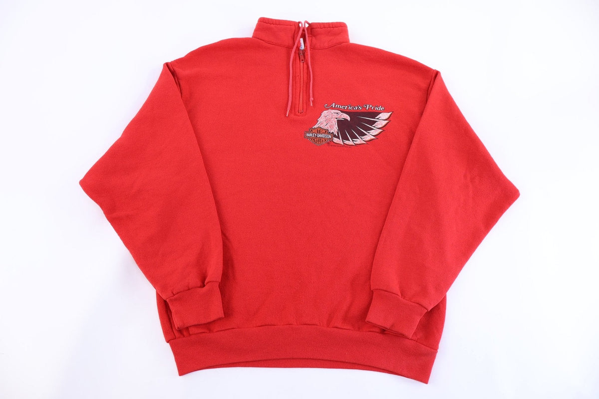 1998 Harley Davidson Motorcycles Texas Quarter Zip Pullover product image 1