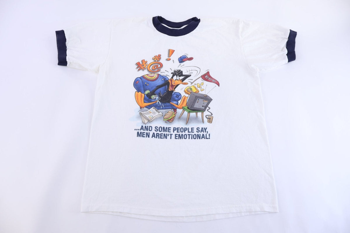 1999 Daffy Duck Some People Say Men Aren't Emotional T-shirt product image 1