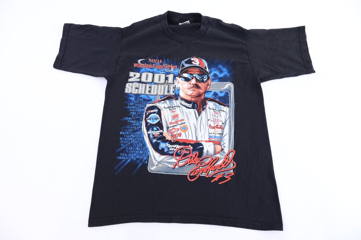 2001 Dale Earnhardt Racing Schedule T-shirt product image 1