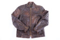 70's Dark Brown Full Zip Leather Jacket product image 1
