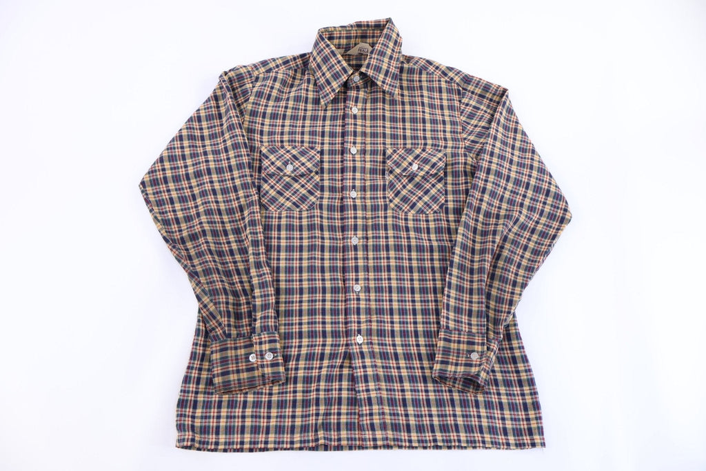 70's Levi's Multicolor Plaid LS Button Down
