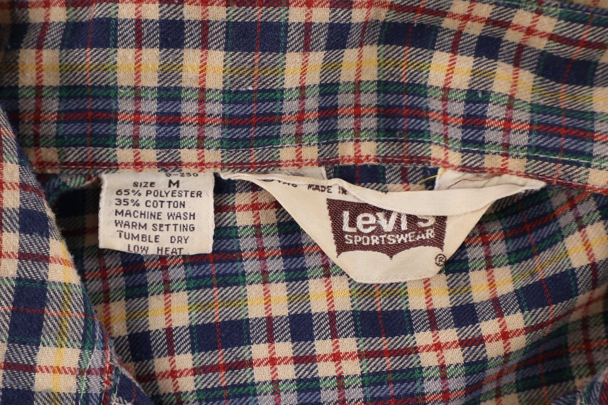 70's Levi's Multicolor Plaid LS Button Down