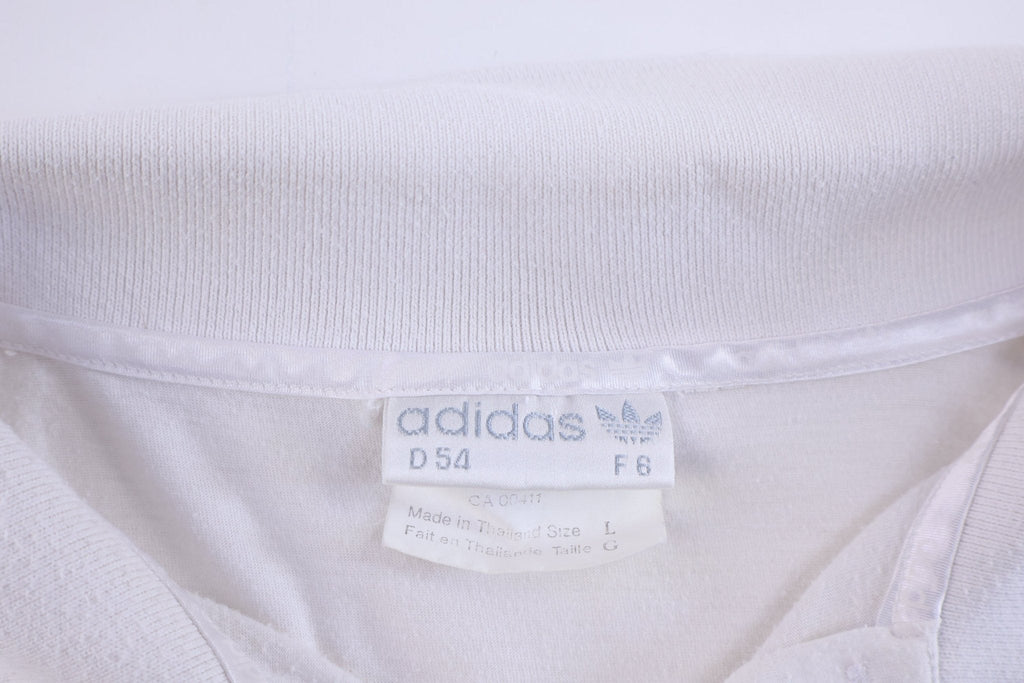 80's Adidas Multicolor Brush Graphic Button Up