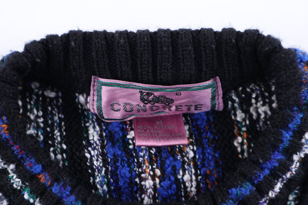 80's Concrete Multicolor Knit Sweater