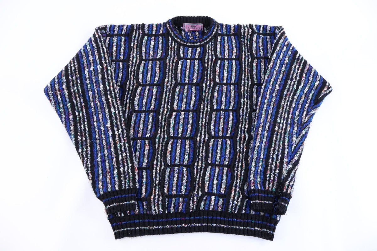 80's Concrete Multicolor Knit Sweater