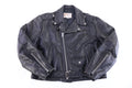 80's Excelled Black Leather Full Zip Jacket product image 1