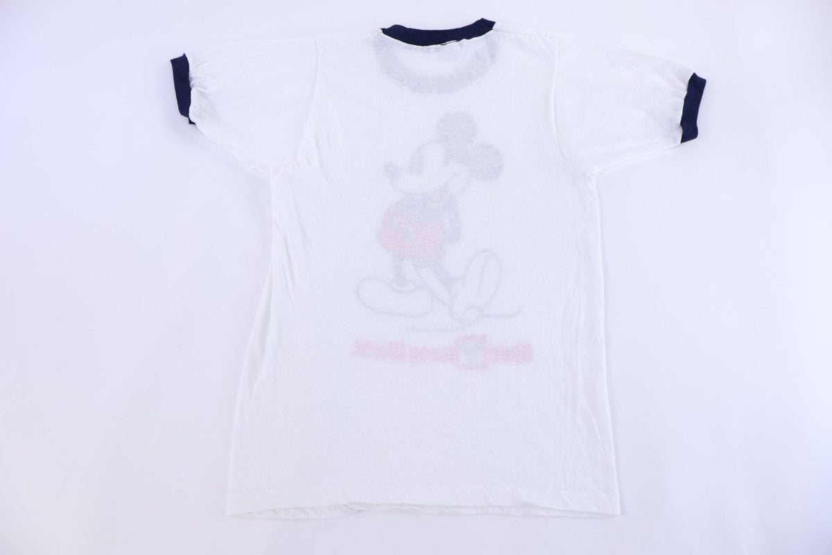 80's Mickey Mouse Graphic Ringer T-shirt product image 2
