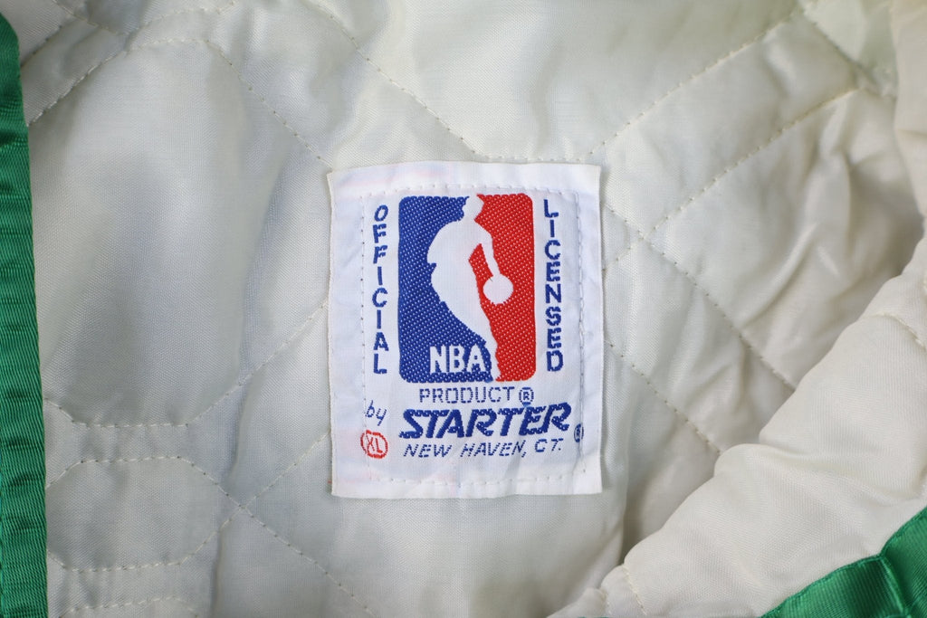 80's Starter Boston Celtics Basketball Bomber Jacket product image 3