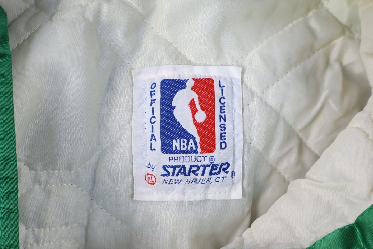 80's Starter Boston Celtics Basketball Bomber Jacket product image 3