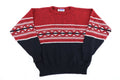 80's Sweater Graphic Multicolor Knit Sweater