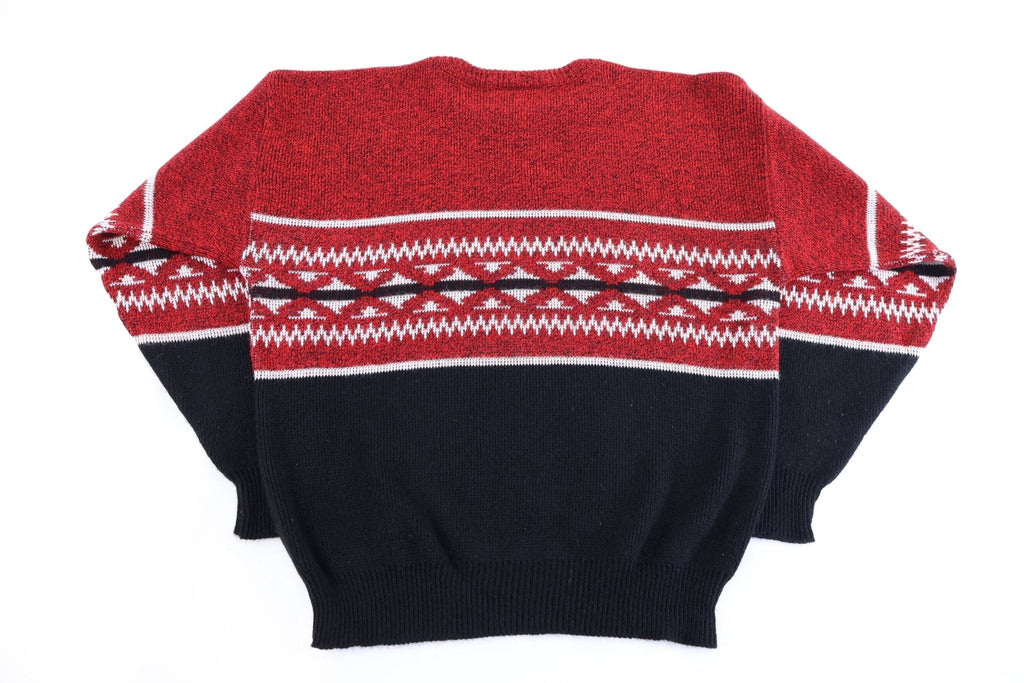 80's Sweater Graphic Multicolor Knit Sweater