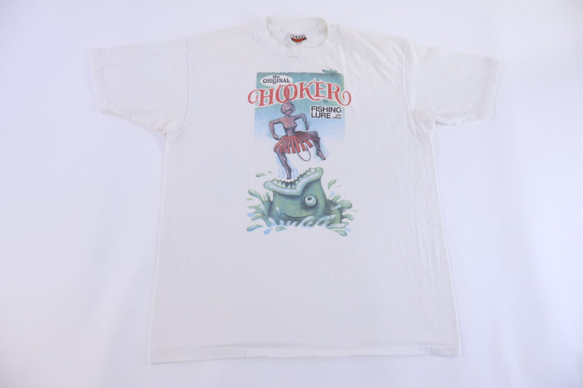 80's The Original Hooker Fishing Lure T-shirt product image 1