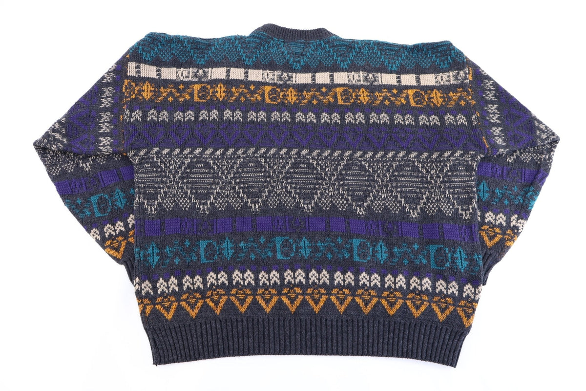 80's Winridge Multipattern Knit Sweater