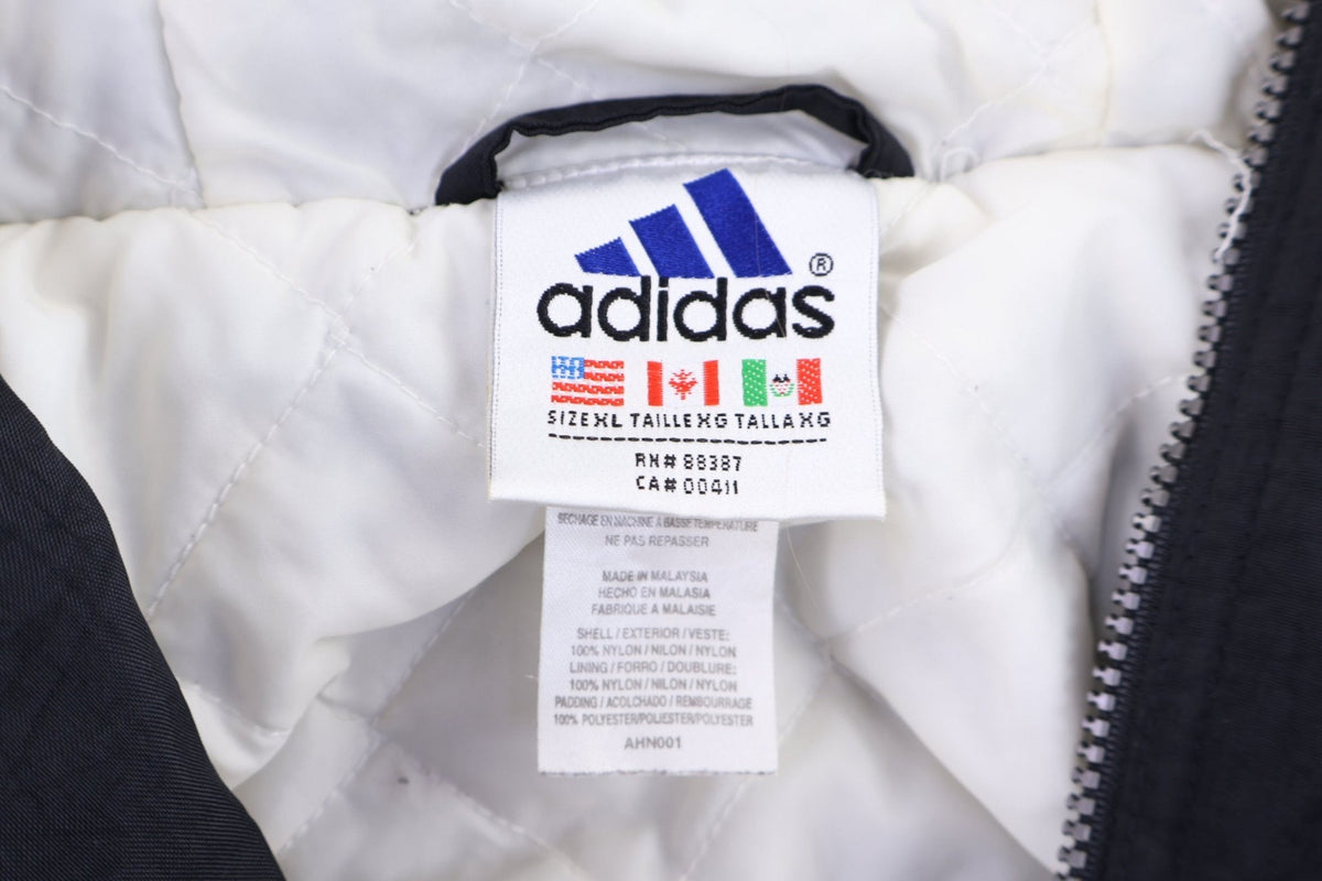 90's Adidas Black & White Full Zip Jacket product image 3