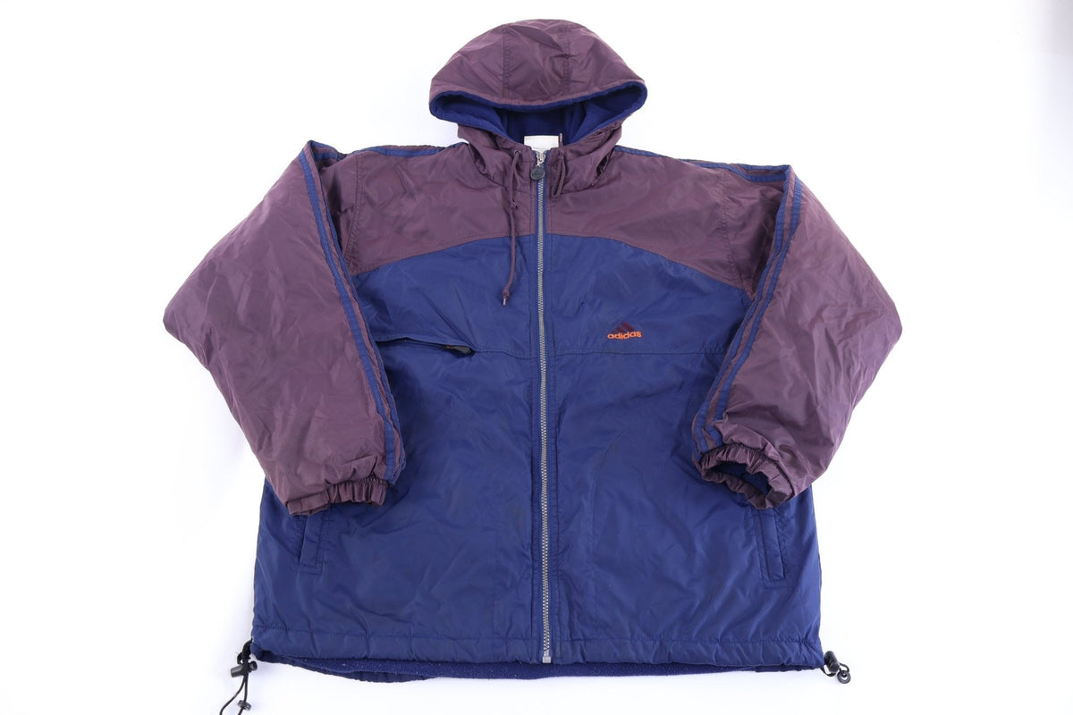 90's Adidas Embroidered Logo Multicolor Full Zip Jacket product image 1