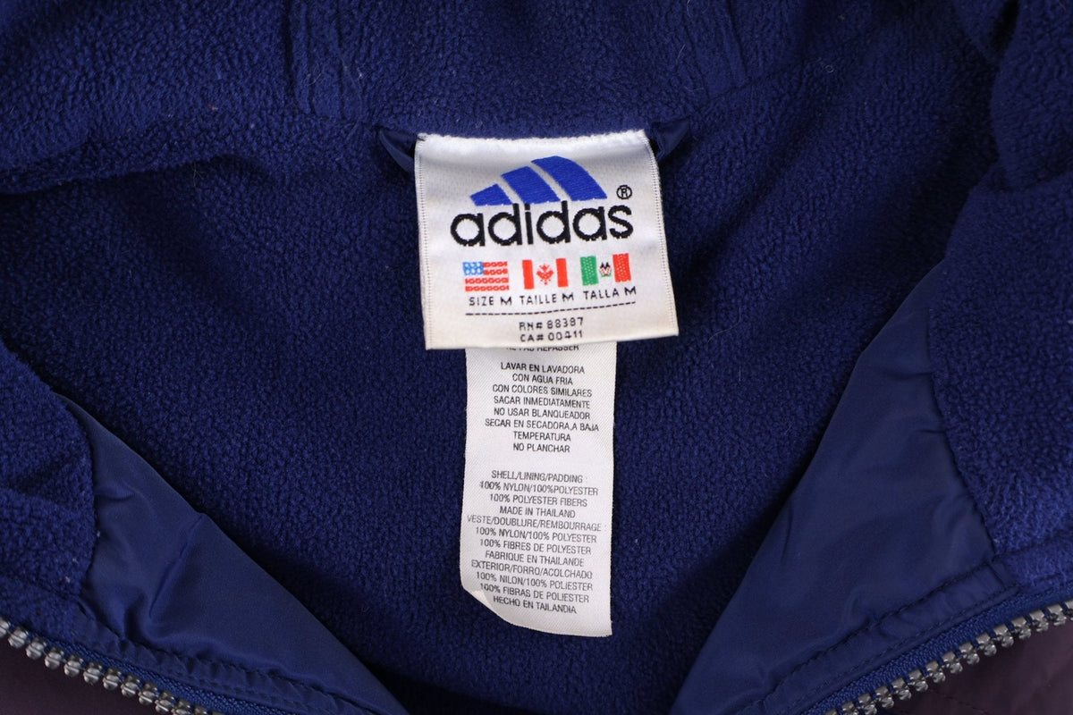 90's Adidas Embroidered Logo Multicolor Full Zip Jacket product image 4