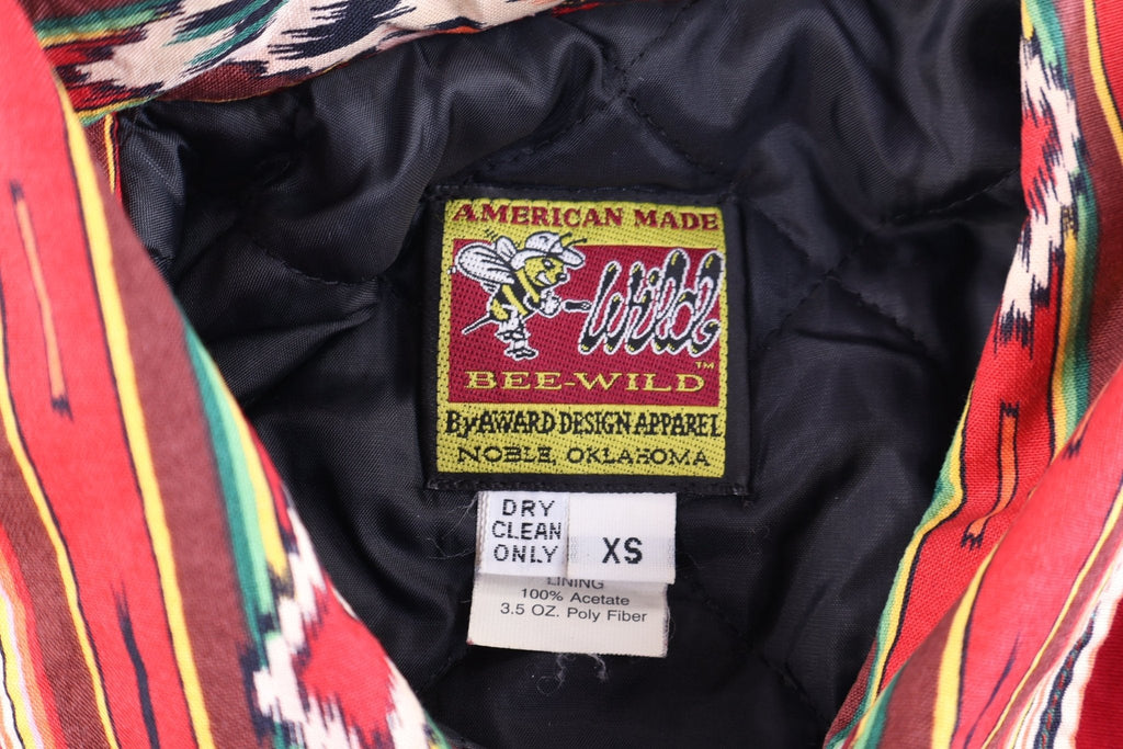 90's Bee-Wild Southwestern Pattern Full Zip Jacket product image 3