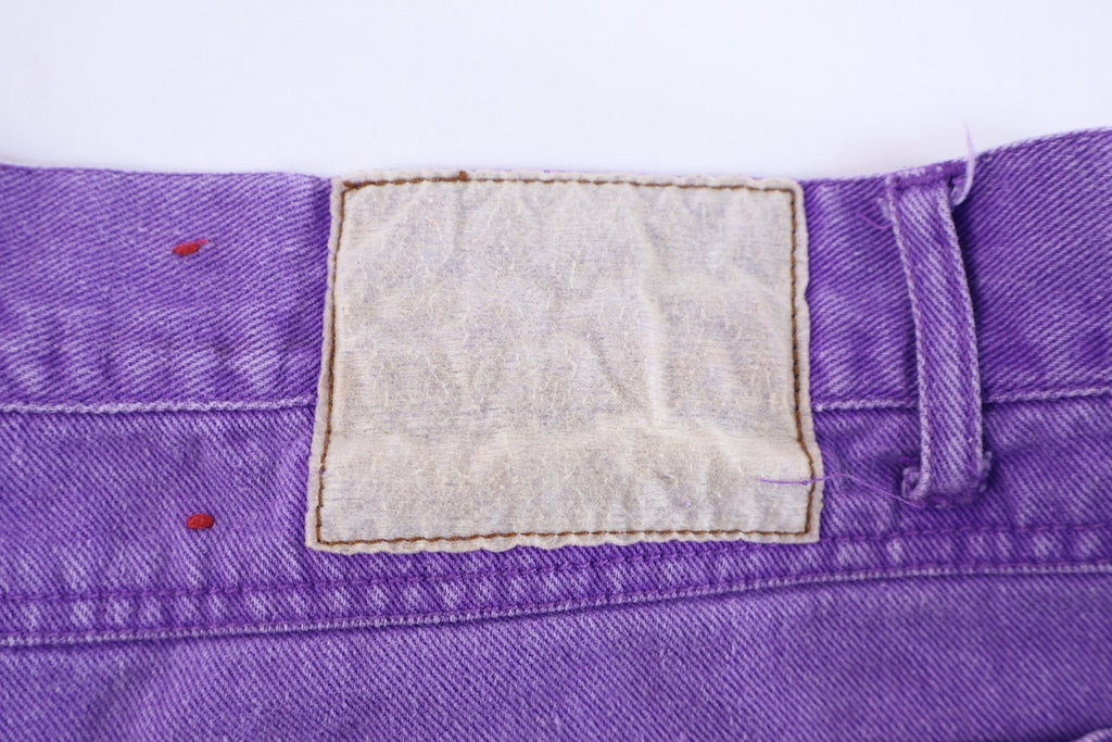 90's Bugle Boy Purple Denim Shorts product image 3
