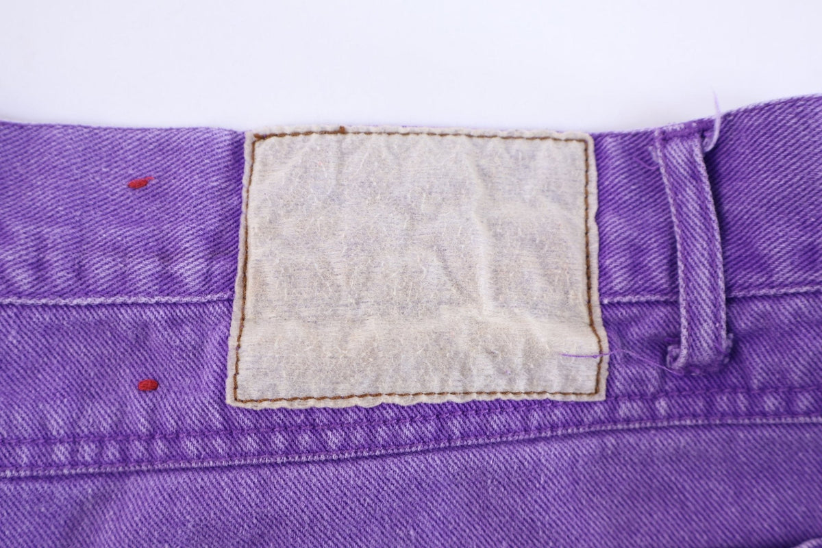 90's Bugle Boy Purple Denim Shorts product image 3