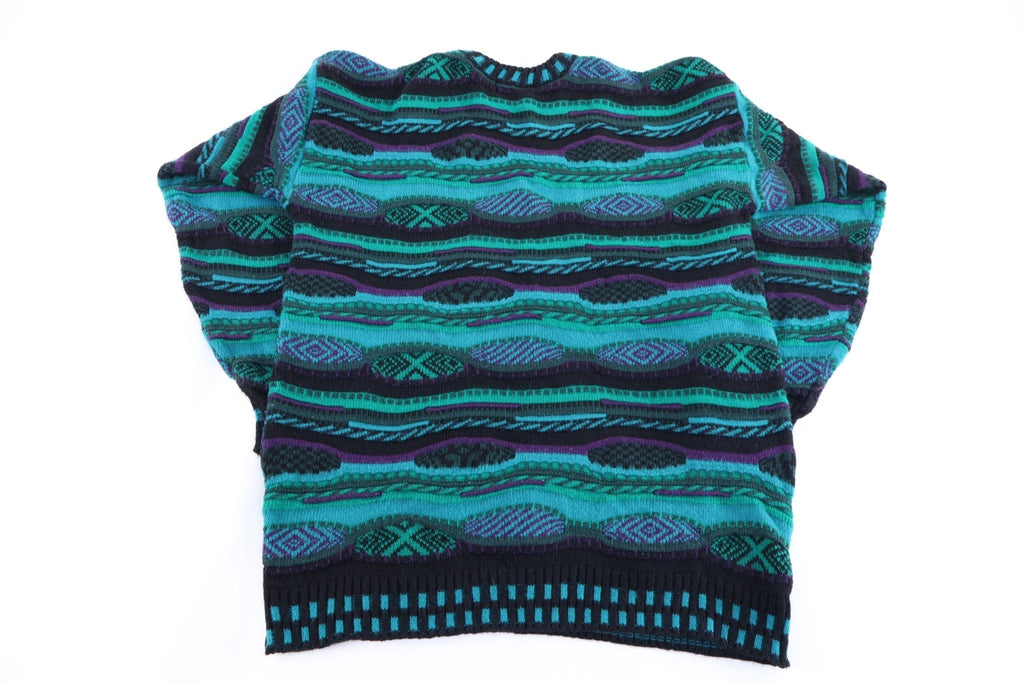 90's Campus Multicolor Knit Sweater