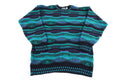 90's Campus Multicolor Knit Sweater