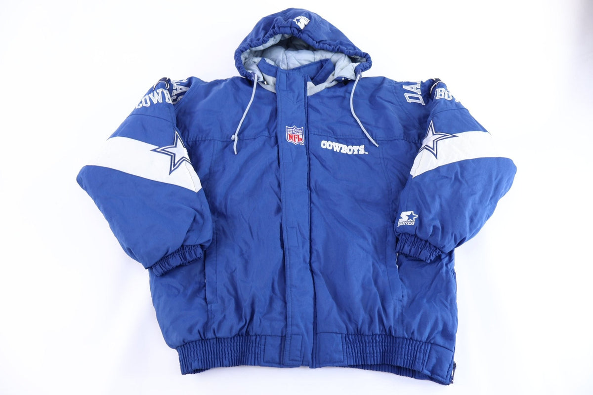 90's Dallas Cowboys Football Full Zip Puffer Jacket product image 1