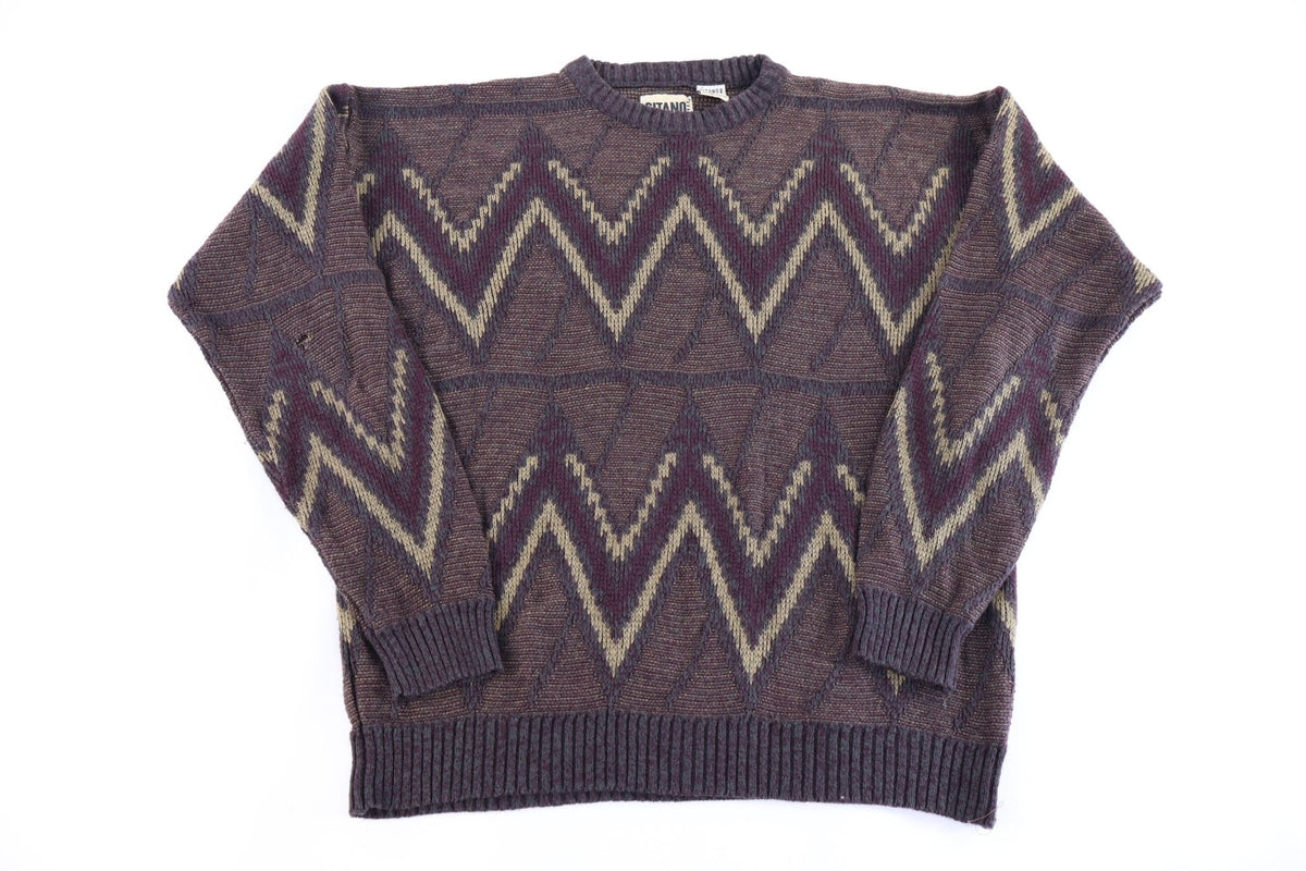 90's Gitano Multipattern Knit Sweater