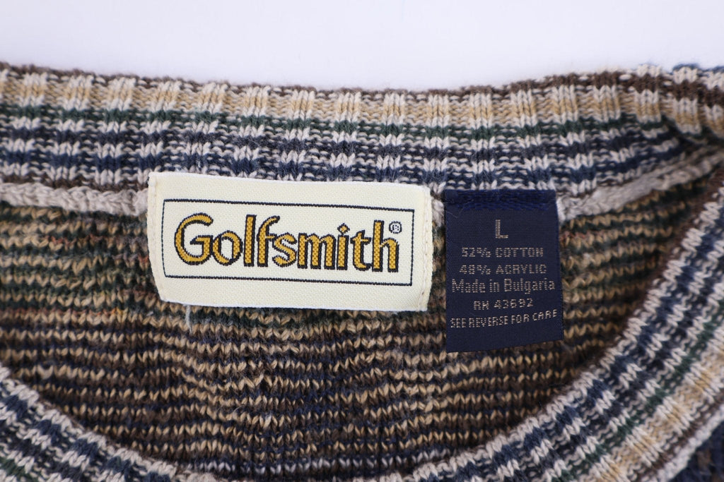 90's Golfsmith Multicolor Knit Sweater