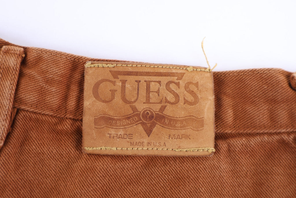 90's GUESS Dark Tan Denim Shorts product image 3