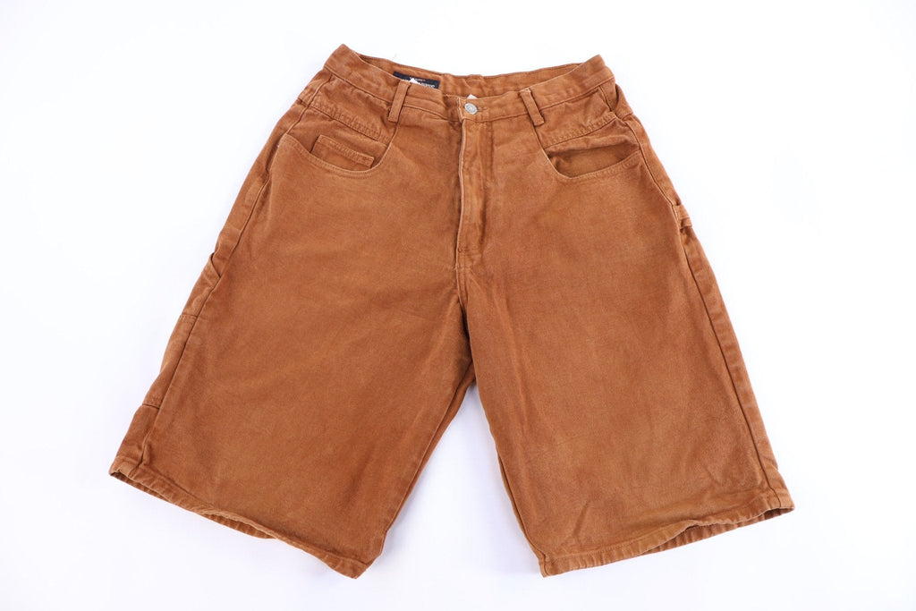 90's GUESS Dark Tan Denim Shorts product image 2