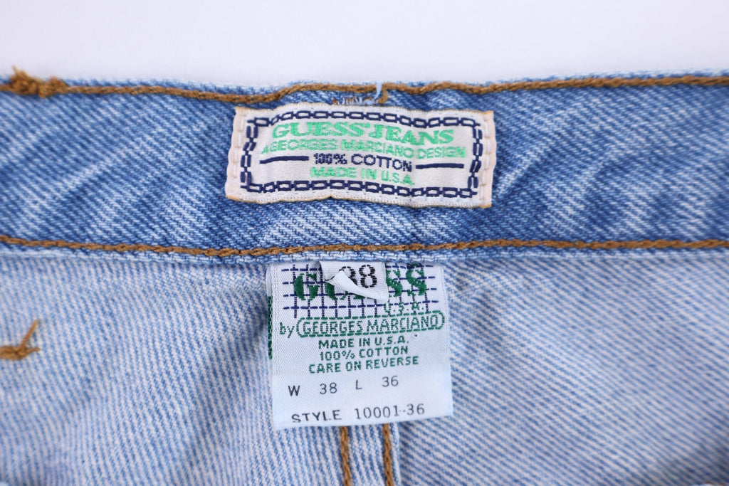 90's GUESS Light Wash Denim Jeans product image 4