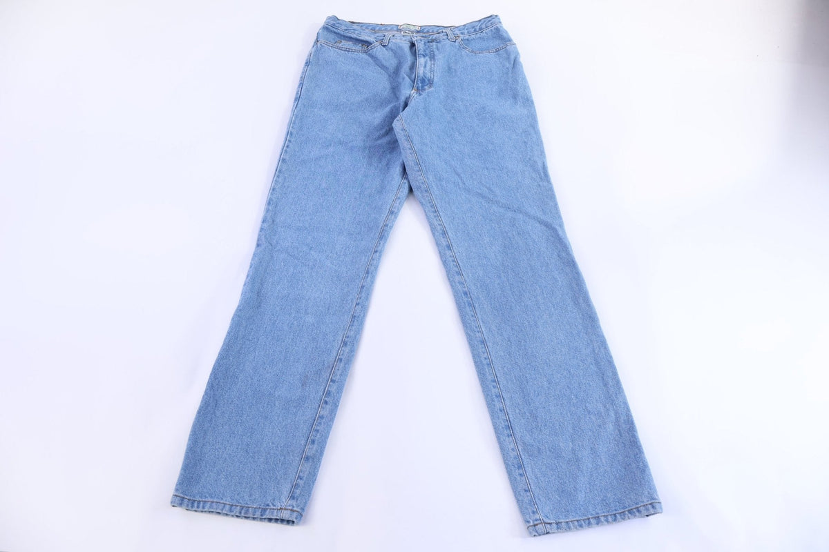 90's GUESS Light Wash Denim Jeans product image 2
