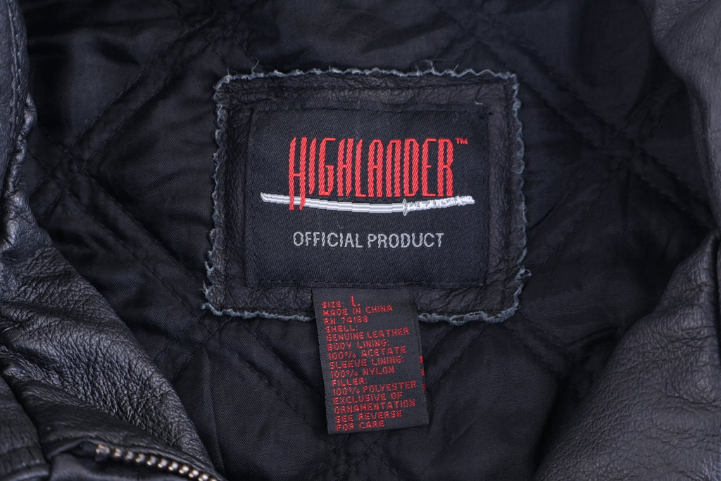 90's Highlander There Can Be Only One Black Full Zip Jacket product image 3