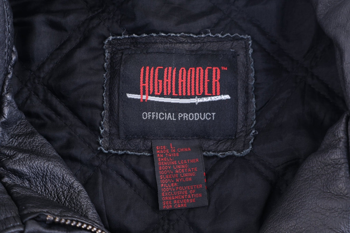 90's Highlander There Can Be Only One Black Full Zip Jacket product image 3