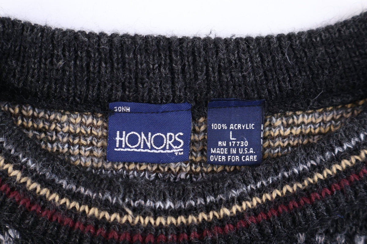 90's Honor Multipattern Knit Sweater