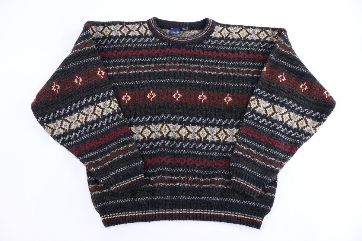 90's Honor Multipattern Knit Sweater