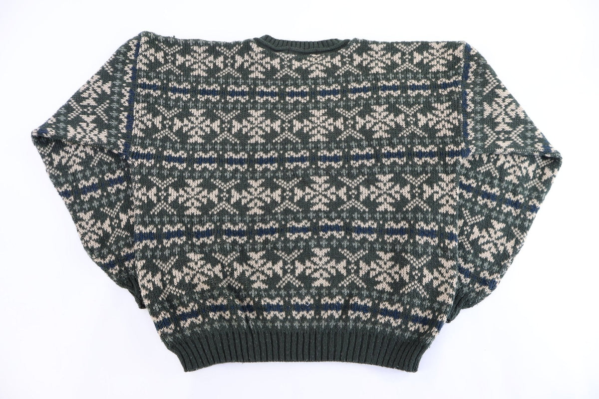 90's Honors Multipattern Knit Sweater