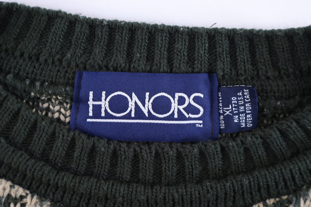 90's Honors Multipattern Knit Sweater