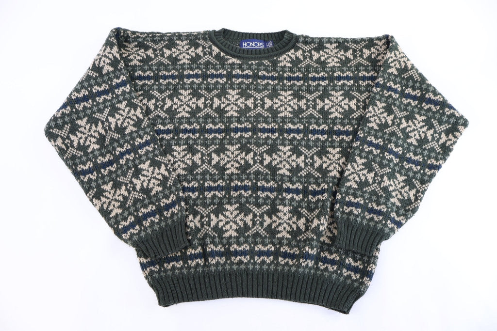 90's Honors Multipattern Knit Sweater