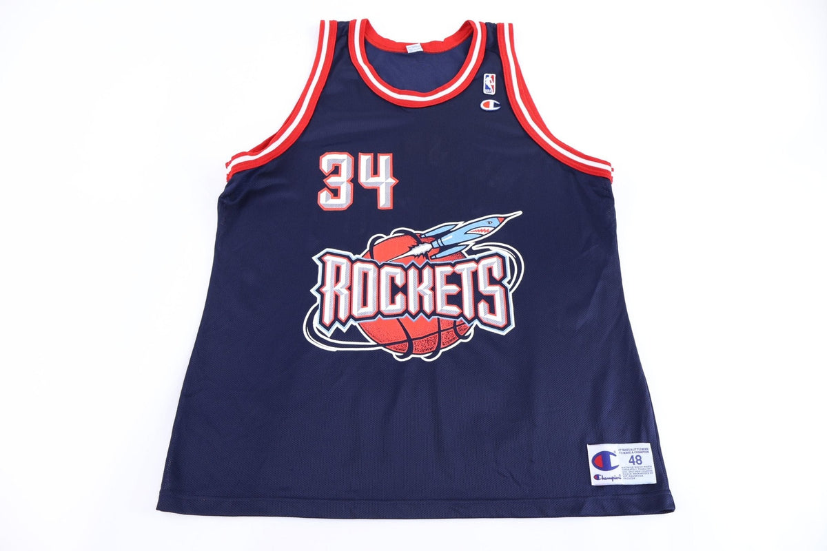 90's Houston Rockets Hakeem Olajuwon Basketball Jersey product image 1
